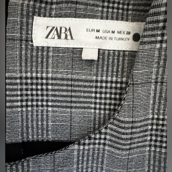 🖤 ZARA Woman Plaid Mini Dress ZW Collection | Size M | New - Picture 3 of 5
